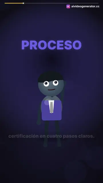 Proceso de certificación en 4 pasos claros