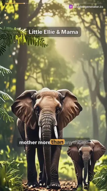 Ellie the Baby Elephant in the Jungle