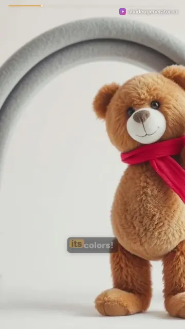 Teddy the Bear Teaches Colors to Kids
