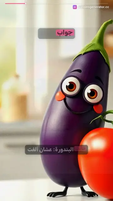 نكتة الخضار: الباذنجان والبندورة