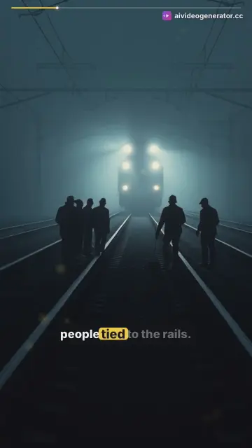 The Trolley Problem: Would you sacrifice one to save five?