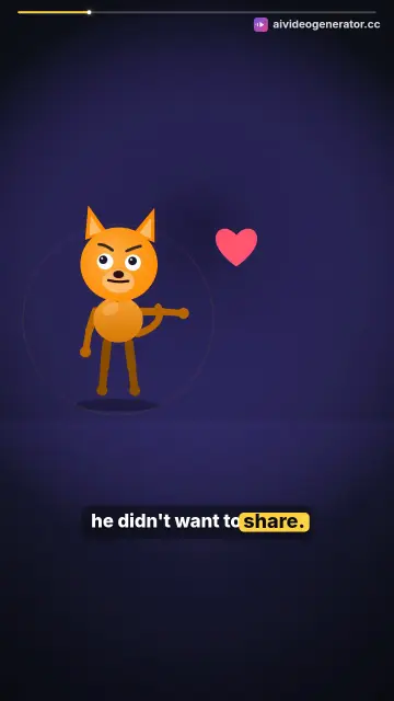 Fox Learns to Share Story for Kids