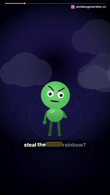 Little Bop Steals the Rainbow in Funny Animation