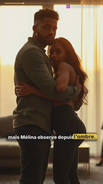 Jalousie cachée : Mélina observe depuis l'ombre