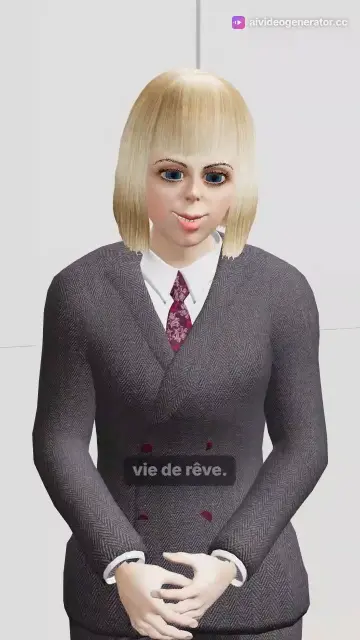 Une femme voit sa peau changer en 3D