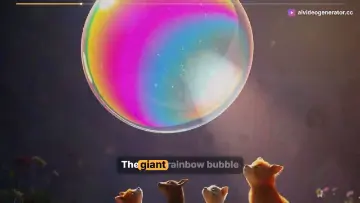 Magical Bubble Dance with Animal Friends